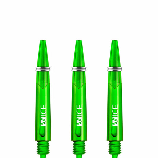 One80 Proplast Vice Dart Shafts - Neon Green - Short
