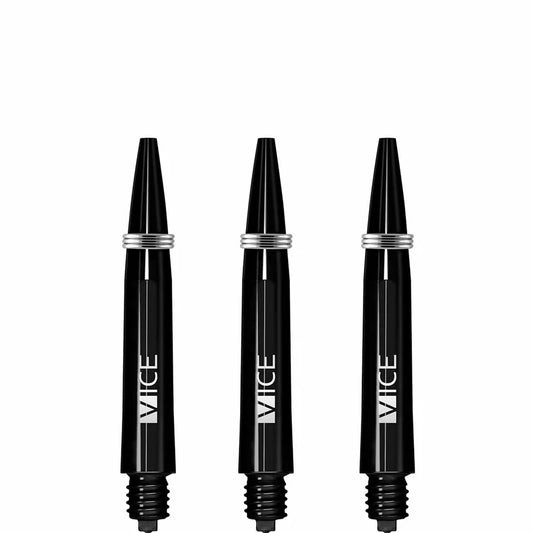 One80 Proplast Vice Dart Shafts - Black - Short