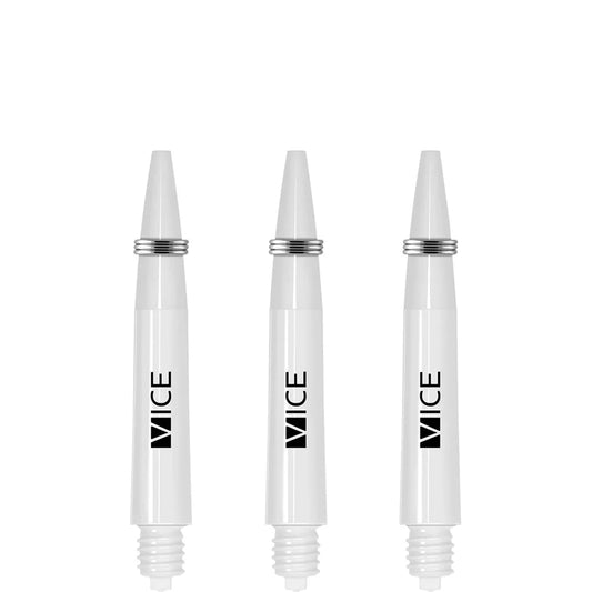 One80 Proplast Vice Dart Shafts - White - Short