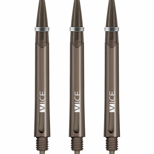 One80 Proplast Vice Dart Shafts - Transparent Gray - Medium