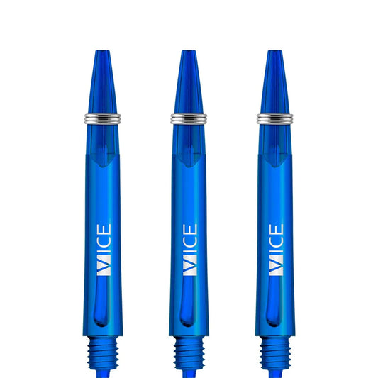 One80 Proplast Vice Dart Shafts - Transparent Blue - In Between