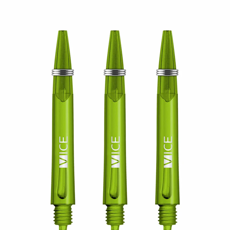 One80 Proplast Vice Dart Shafts - Transparent Green - In Between