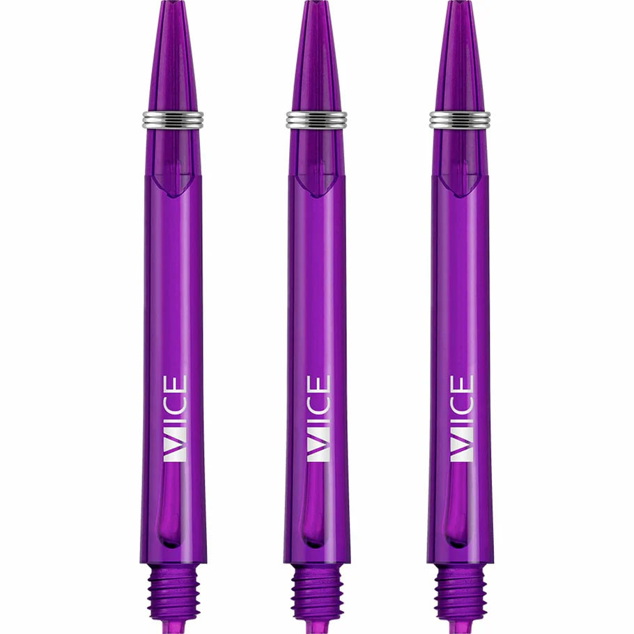 One80 Proplast Vice Dart Shafts - Transparent Purple - Medium
