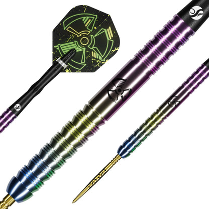 Shot Pro Series Stowe Buntz 3.0 Turbo Point Steel Tip Dart Set-90% Tungsten Barrels-23gm