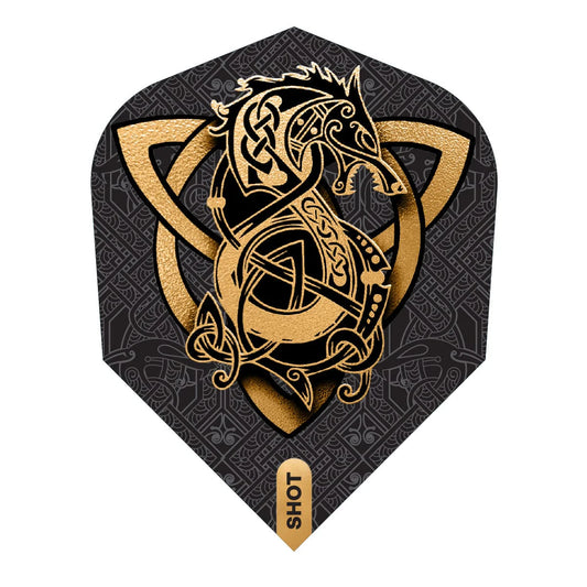Shot Viking Wolf Dart Flight Set Small Standard