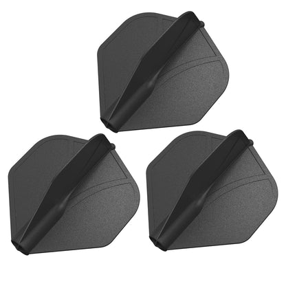 Shot Airfoil Molded Dart Flight Set - Black