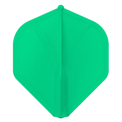 Shot Airfoil Molded Dart Flight Set - Green