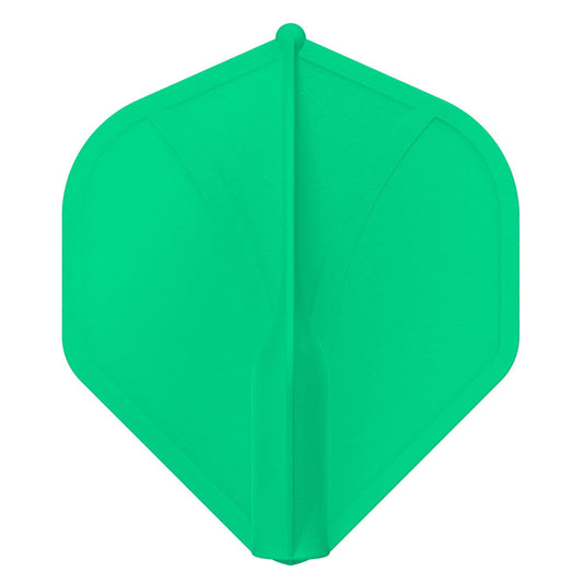 Shot Airfoil Molded Dart Flight Set - Green