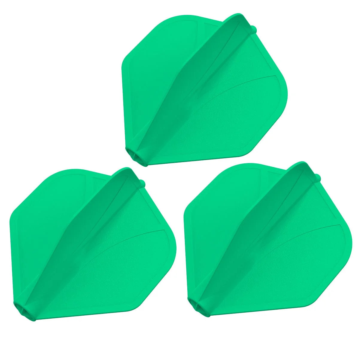 Shot Airfoil Molded Dart Flight Set - Green