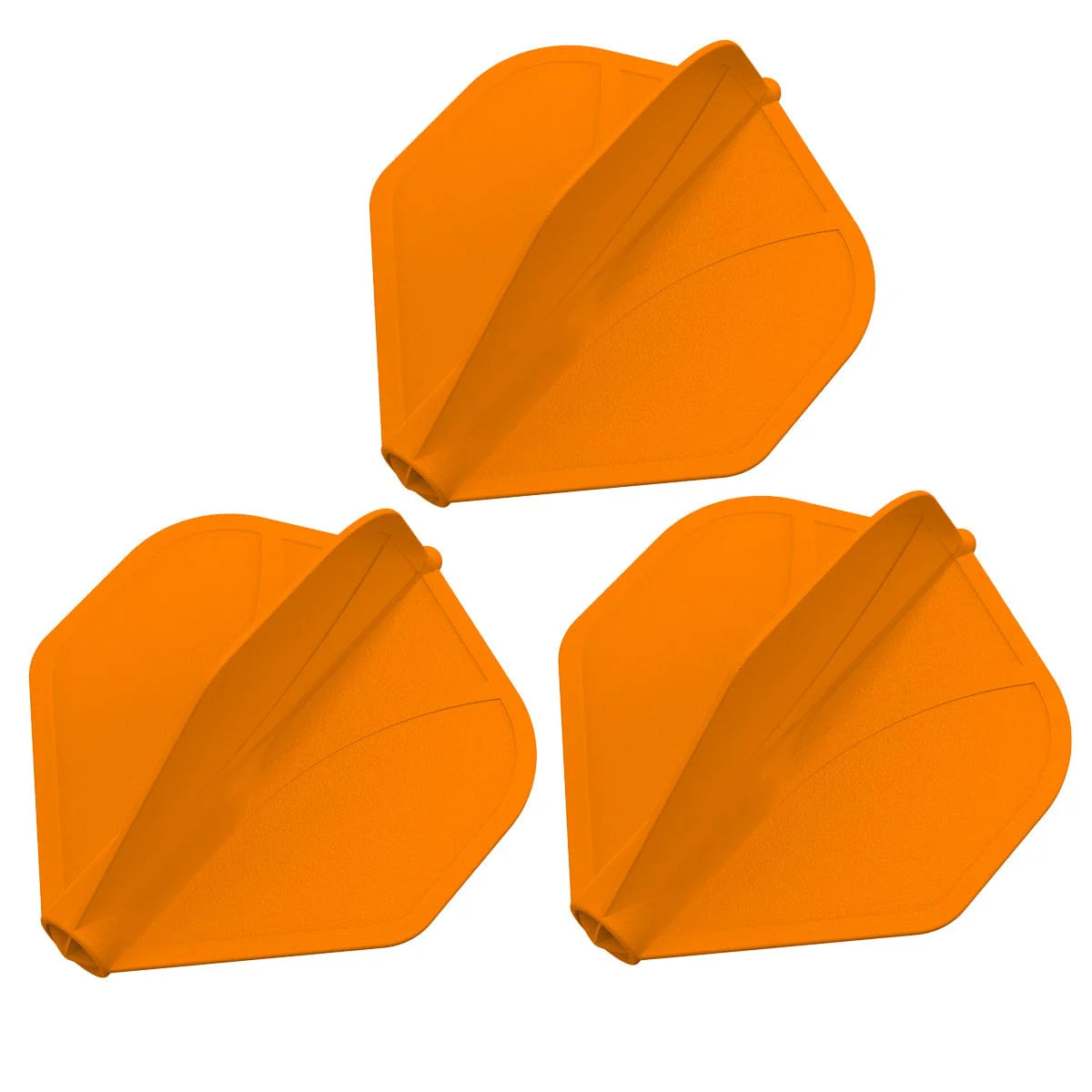 Shot Airfoil Molded Dart Flight Set - Orange