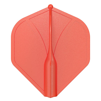 Shot Airfoil Molded Dart Flight Set - Red