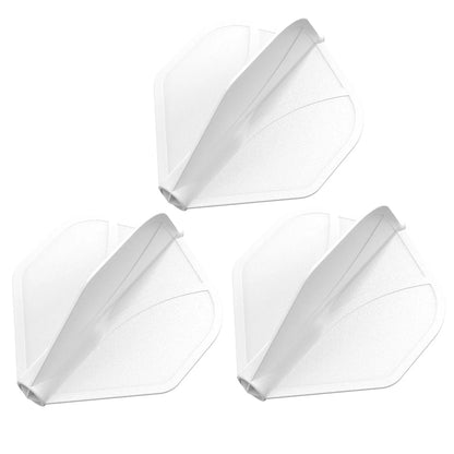 Shot Airfoil Molded Dart Flight Set - White