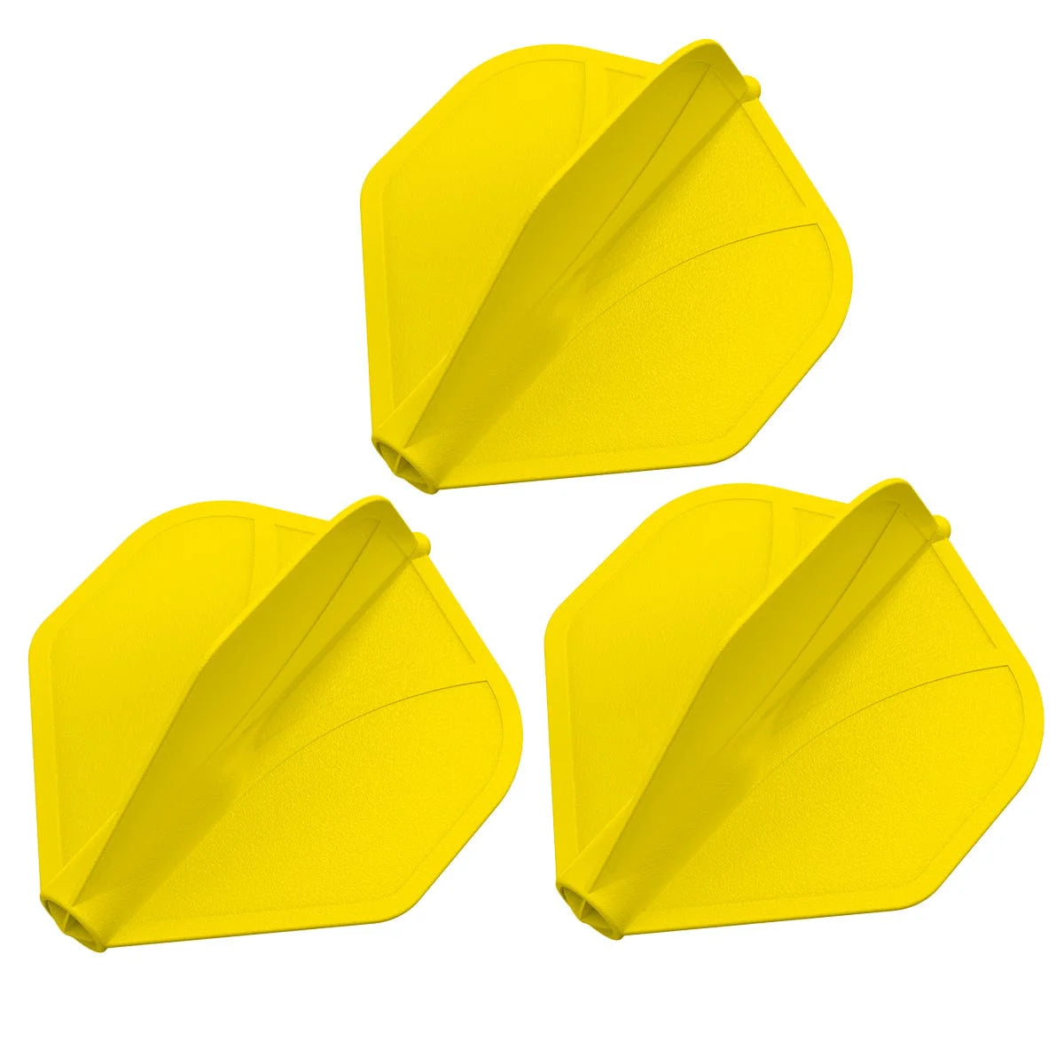 Shot Airfoil Molded Dart Flight Set - Yellow
