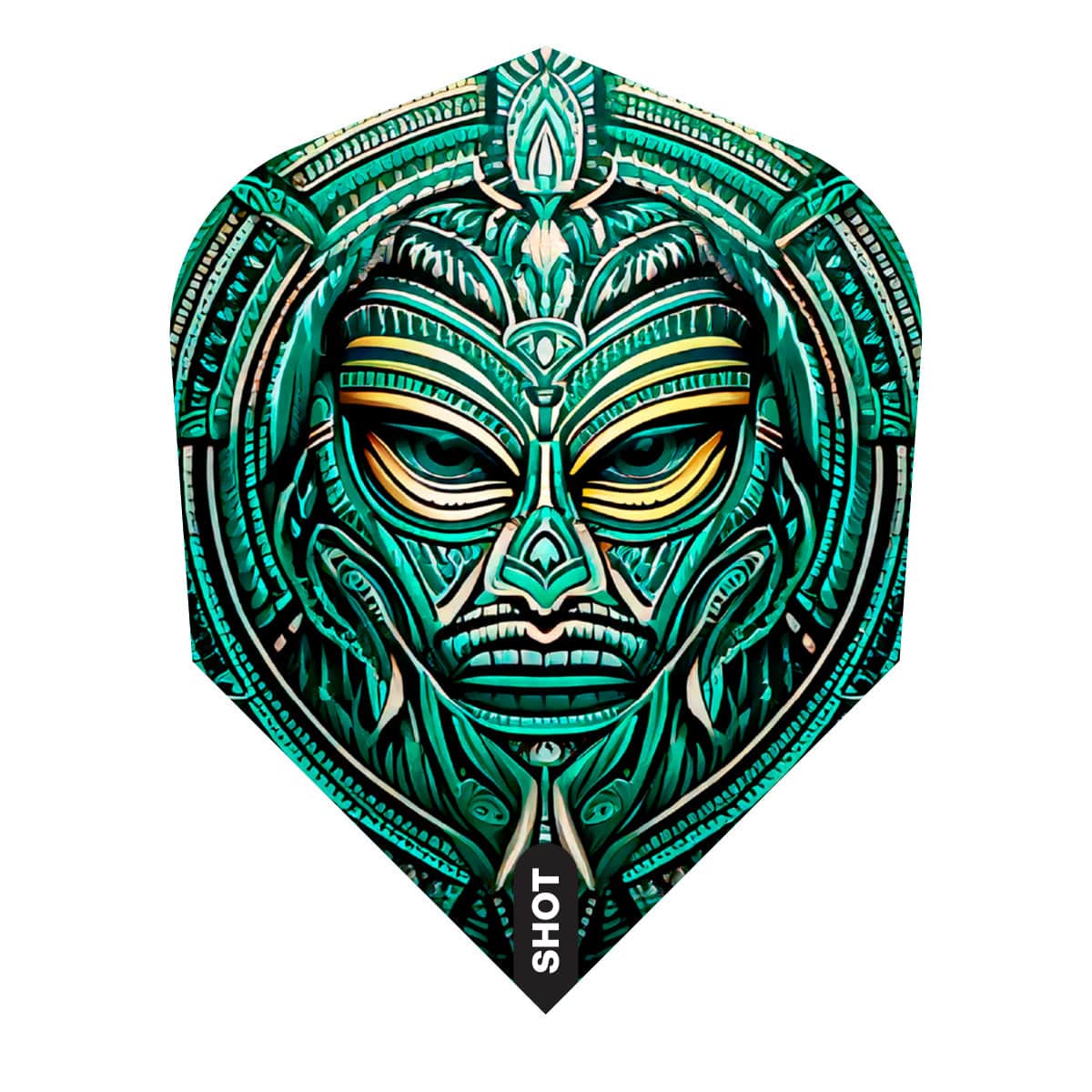 Shot Tribal Weapon Toki Dart Flight Set Small Standard