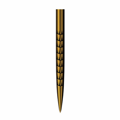 Shot Badlands Tracks - Gold Ti Steel Tip Dart Points 45mm