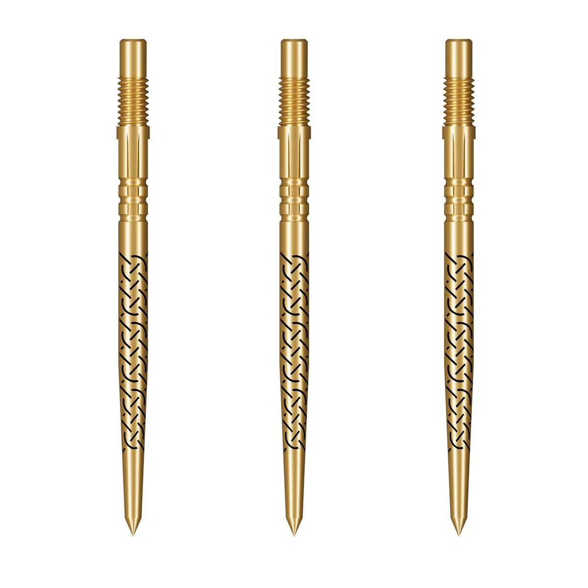 Shot Kapene Gold Ti Turbo Dart Points - Gold 30mm