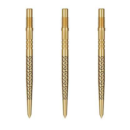 Shot Kapene Gold Ti Turbo Dart Points - Gold 30mm