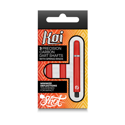 Shot Koi Carbon Dart Shaft - Red - Short