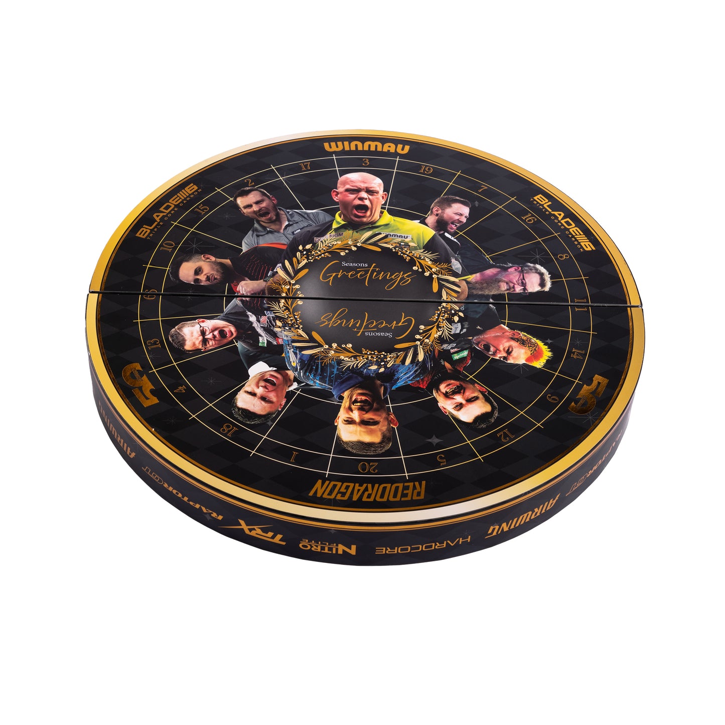 Winmau x Red Dragon Dual-Branded 2025 Premium Advent Calendar - Soft Tip