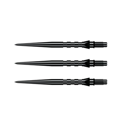 Winmau Switch Steel Tip Points - Grooved Black 26mm