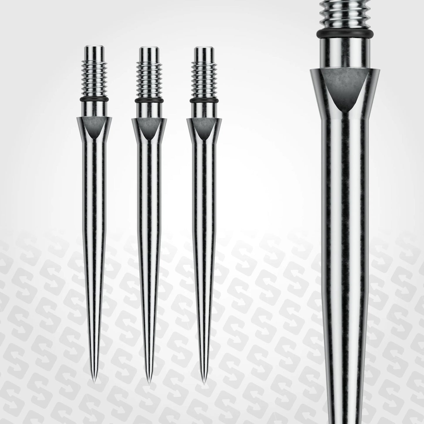 Winmau Switch Steel Tip Points - Smooth Silver 40mm