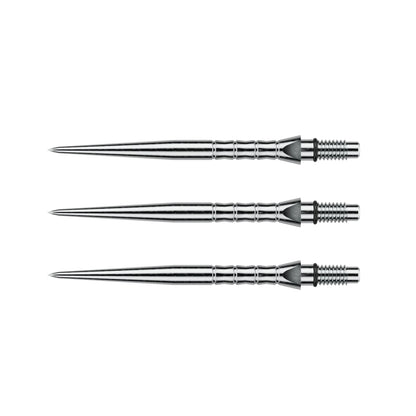 Winmau Switch Steel Tip Points - Wave Silver 40mm