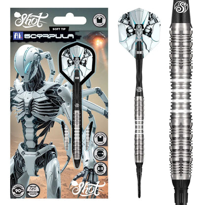Shot AI Scorpula Soft Tip Dart Set-90% Tungsten-20gm