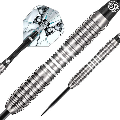 Shot AI Scorpula Steel Tip Dart Set-90% Tungsten Barrels-25gm