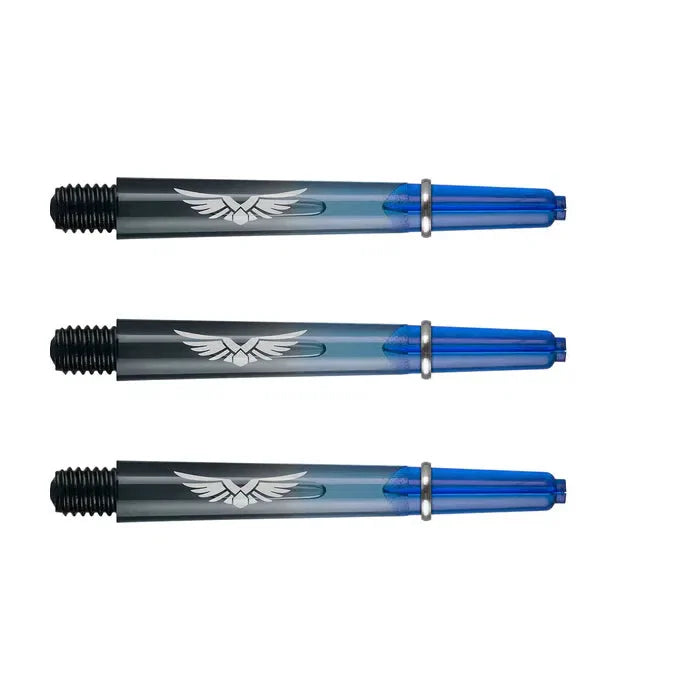 Shot Eagle Claw Dart Shafts - Blue/Black - In Between