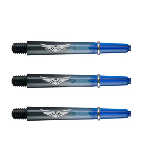 Shot Eagle Claw Dart Shafts - Blue/Black - In Between