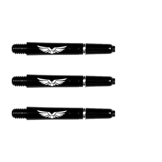 Shot Eagle Claw Dart Shafts - Black - Short
