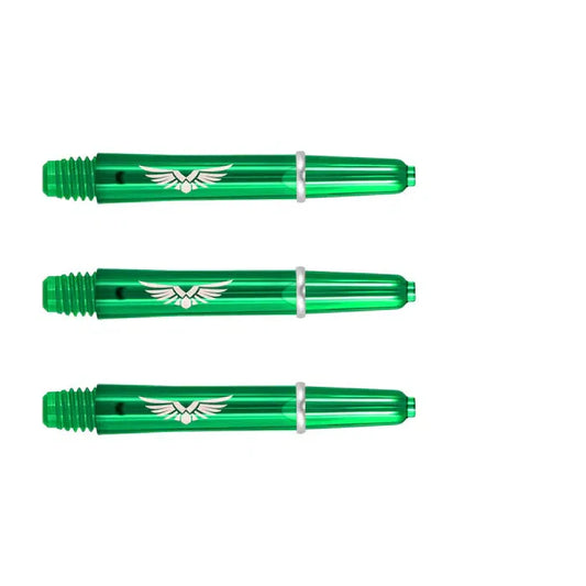 Shot Eagle Claw Dart Shafts - Green - Short