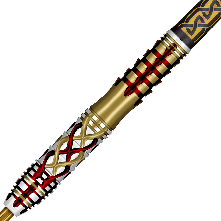Shot Goths Alaric Turbo Point Steel Tip Dart Set-95% Tungsten Barrels-24gm