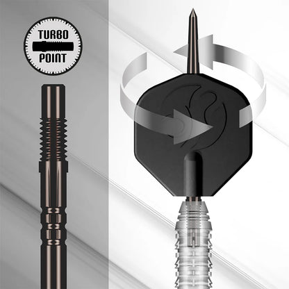 Shot Turbo Dart Points - Gold 40mm