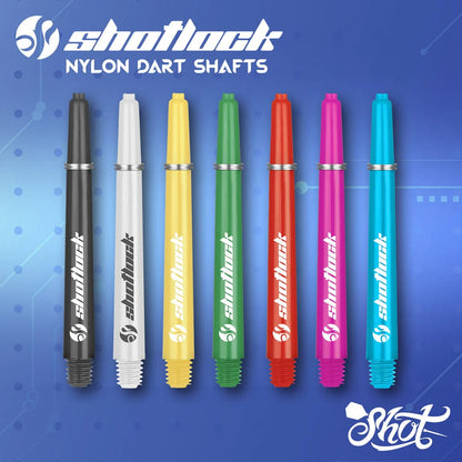 Shot Lock Dart Shafts - Pink - Medium