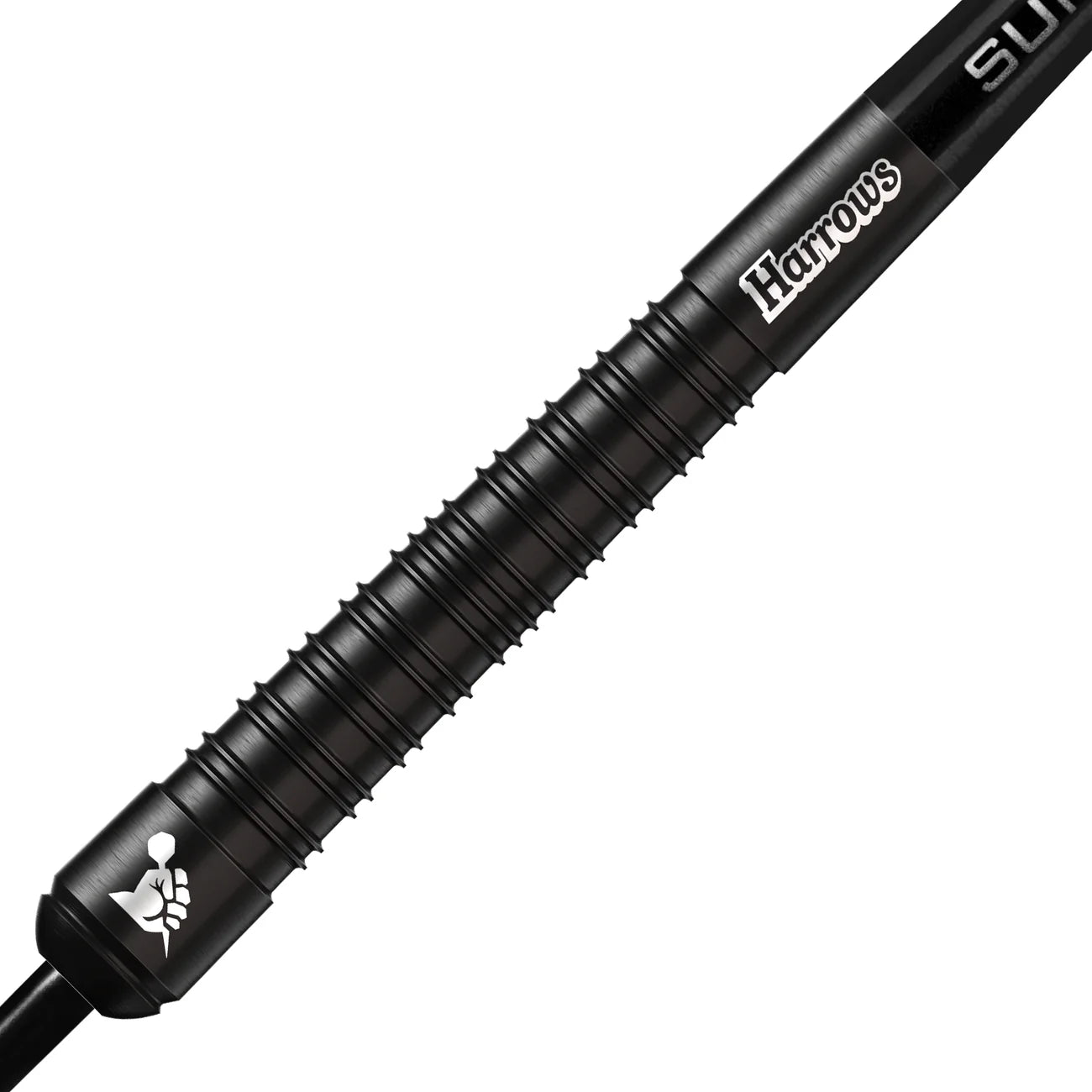 Harrows Supergrip Black Edition - Steel Tip Darts - 90% Tungsten - 24g