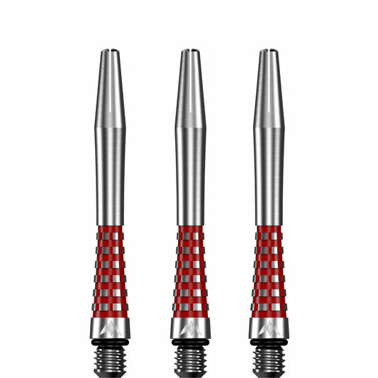 Mission Atom13 Aluminum Shafts - Natural Metal Stems  - Red - Tweenie