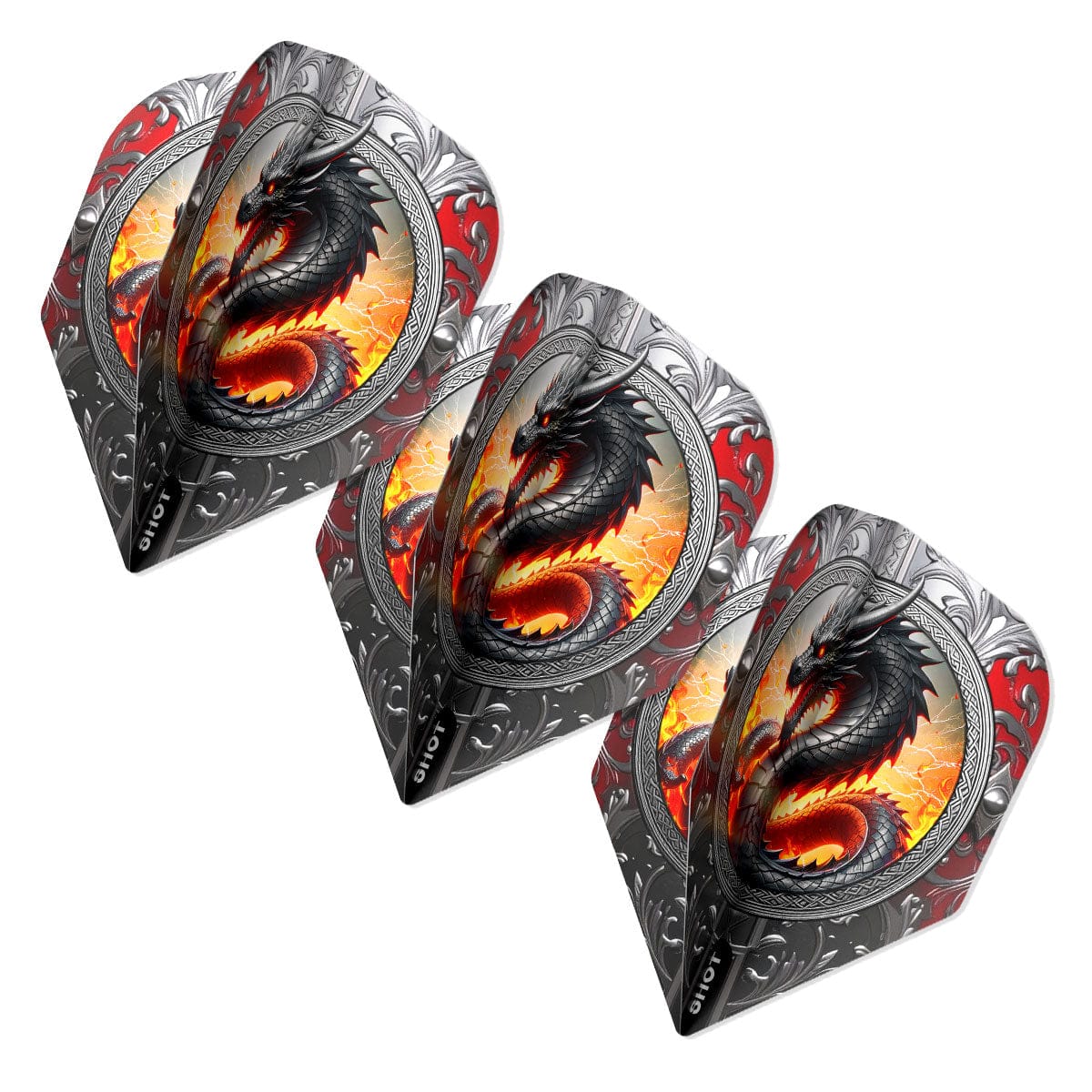Shot Future Knights The Dragon Dart Flight Set Small Standard