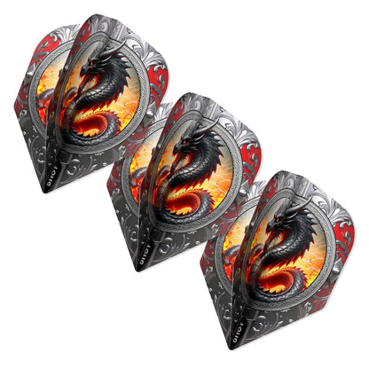Shot Future Knights The Dragon Dart Flight Set Small Standard