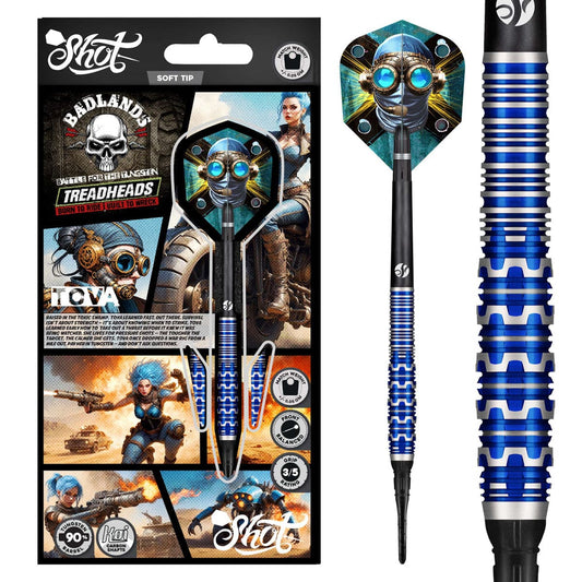 Shot Badlands Tova Soft Tip Dart Set-90% Tungsten-20gm