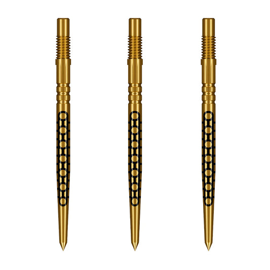 Shot Goths Turbo Dart Points - Gold 40mm