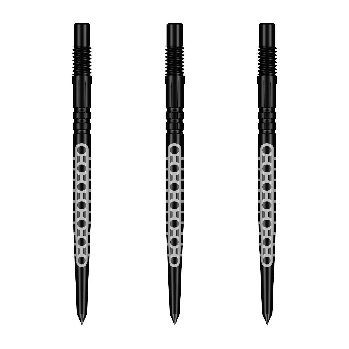 Shot Goths Turbo Dart Points - Black 30mm
