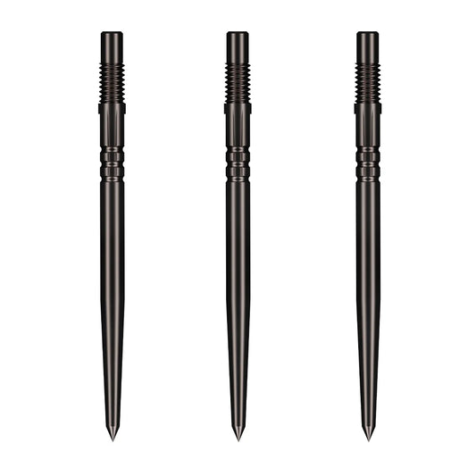 Shot Turbo Dart Points - Black 40mm