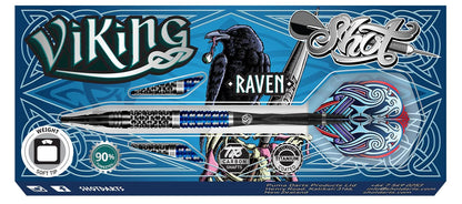 Shot Viking Raven Soft Tip Dart Set-90% Tungsten-18gm