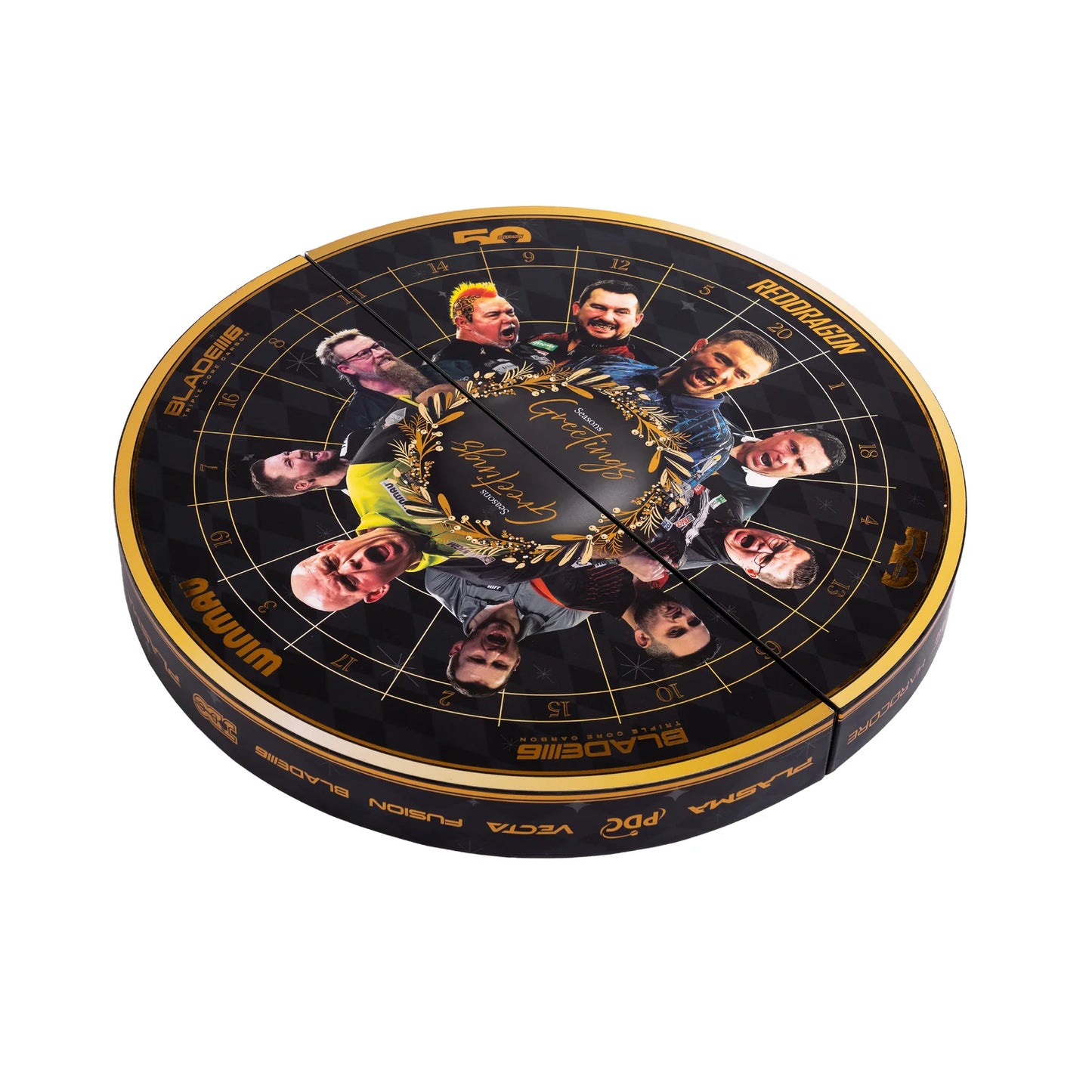 Winmau x Red Dragon Dual-Branded 2025 Premium Advent Calendar - Steel Tip