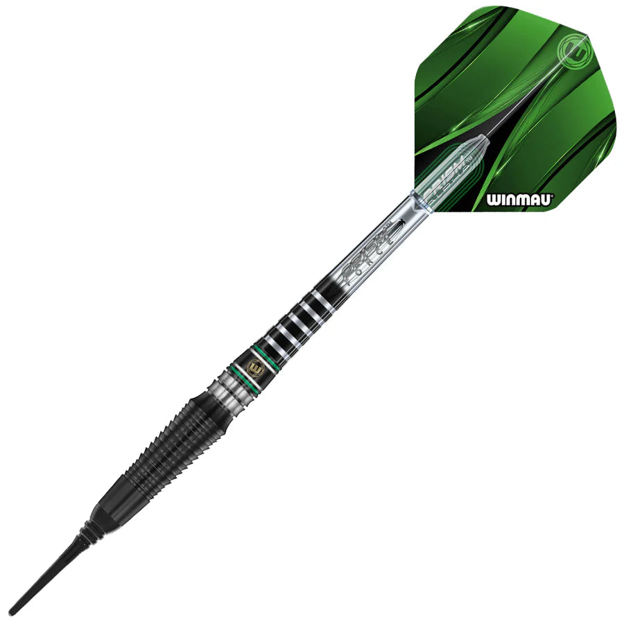 Winmau Sniper Black 2 SOFT TIP Dart Set 20 gram 90% Tungsten Alloy