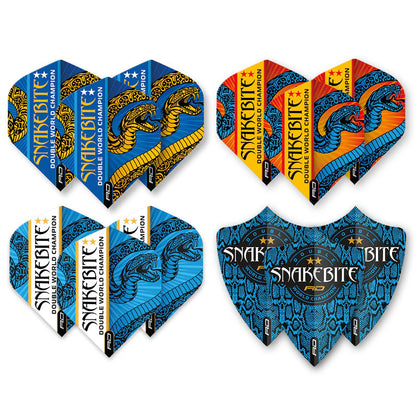 Red Dragon Peter Wright Snakebite Double World Champion Flight Collection