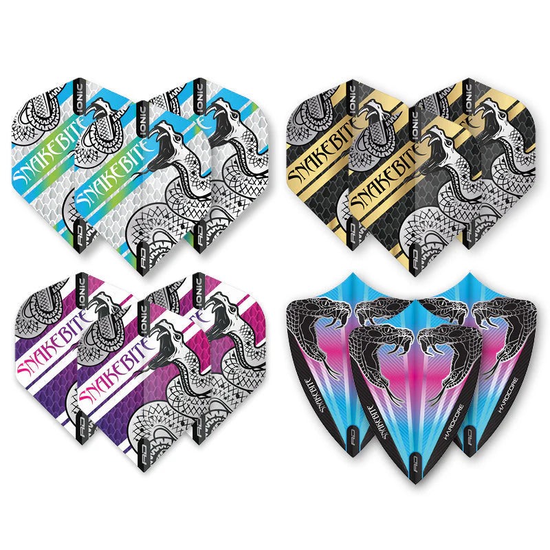Red Dragon Peter Wright Snakebite Double World Champion Flight Collection