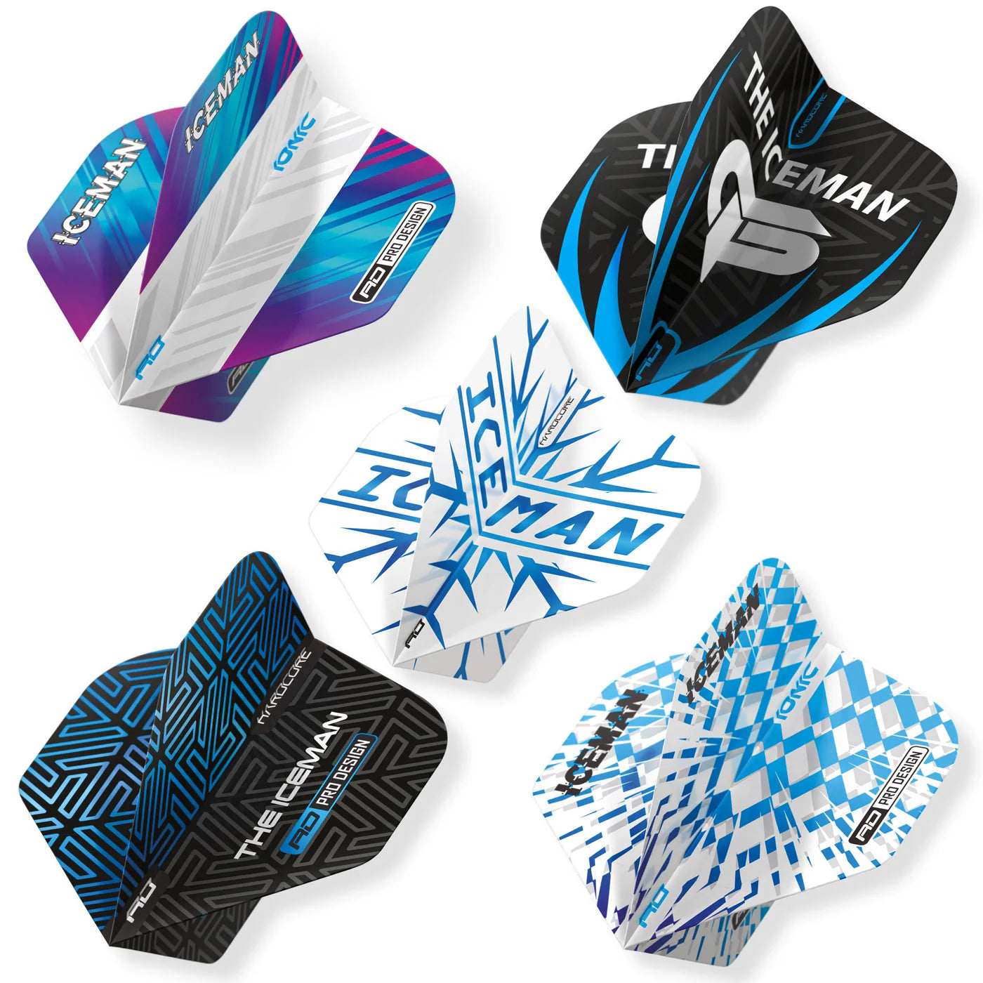 Red Dragon Gerwyn Price Iceman Hardcore Flight Collection Card