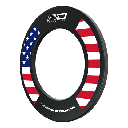 Red Dragon Branded USA Dartboard Surround